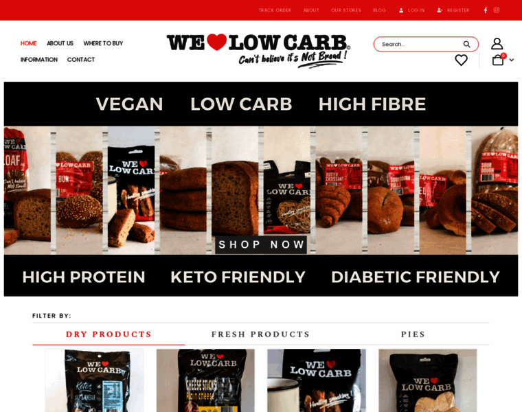 Welovelowcarb.co.za thumbnail Welovelowcarb.co.za thumbnail