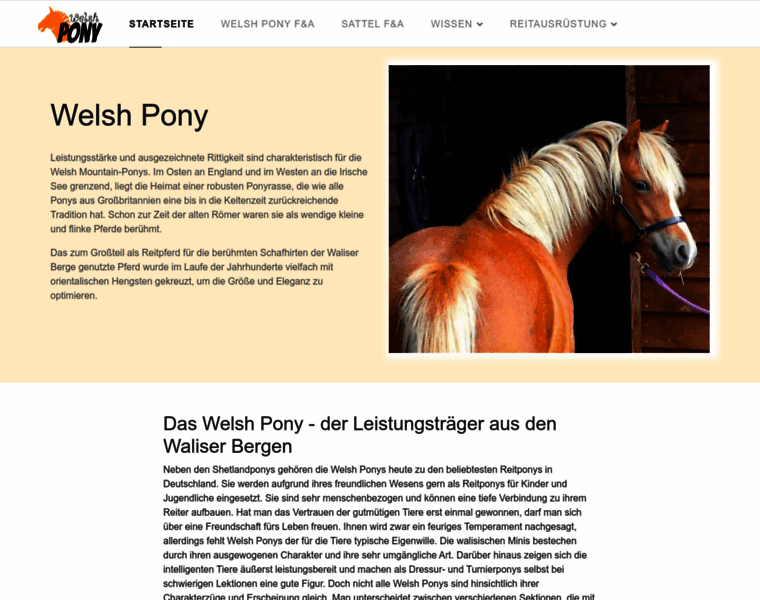 Welsh-pony.de thumbnail