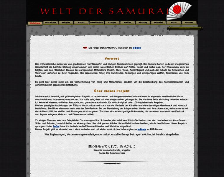 Welt-der-samurai.de thumbnail