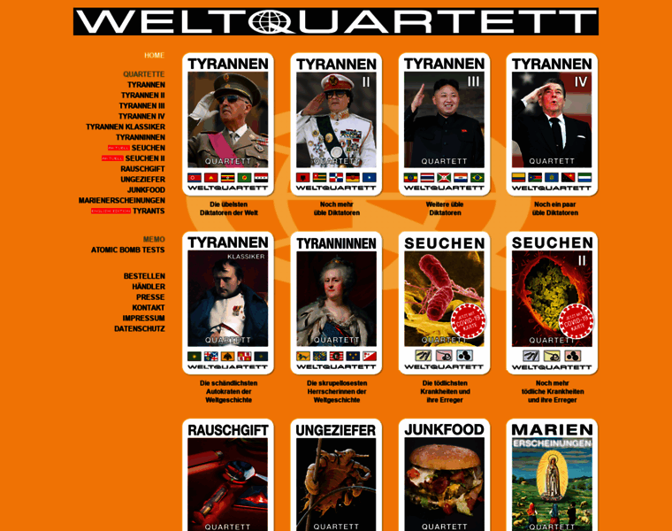 Weltquartett.de thumbnail