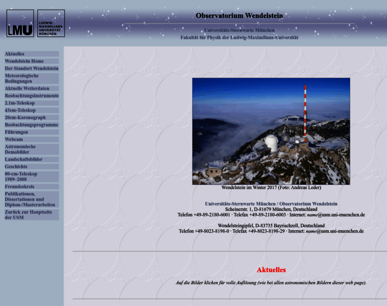 Wendelstein-observatorium.de thumbnail