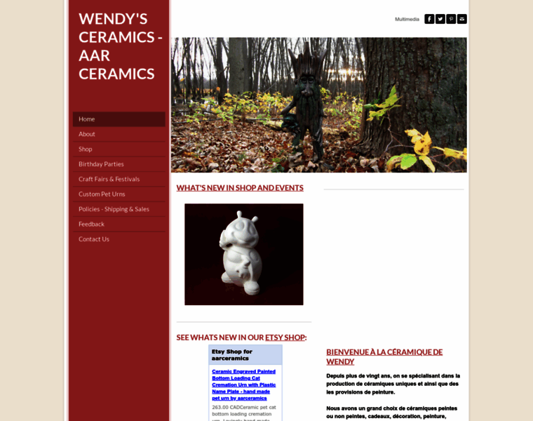 Wendysceramics.com thumbnail