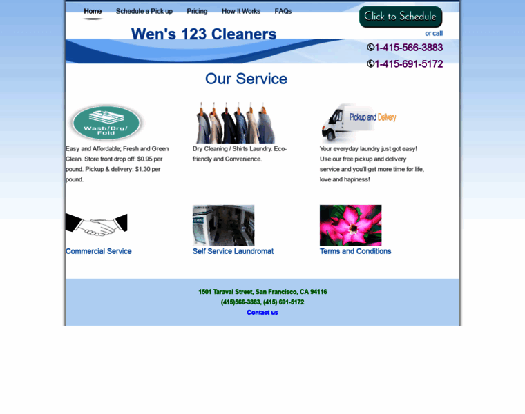 Wens123cleaners.com thumbnail