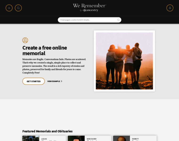 Weremember.com thumbnail