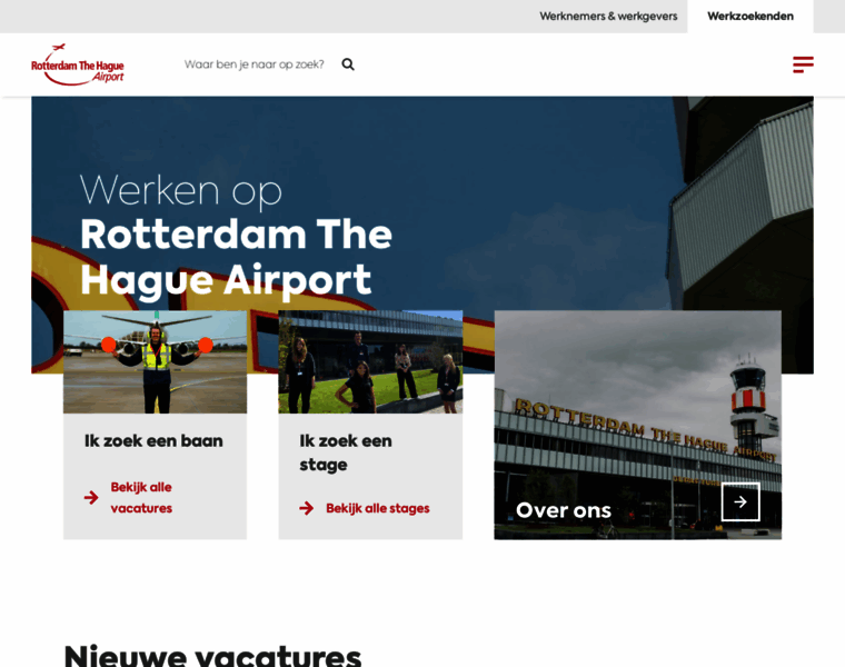 Werkenoprotterdamthehagueairport.nl thumbnail