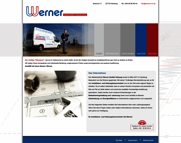 Werner-sh.de thumbnail