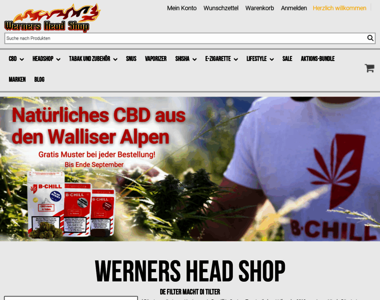 Wernersheadshop.ch thumbnail
