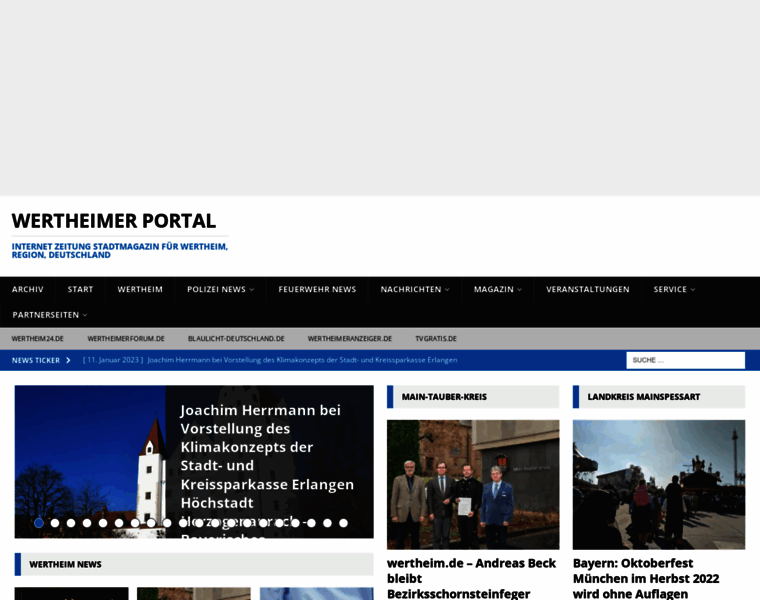 Wertheimer-portal.de thumbnail