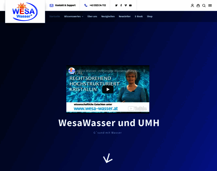 Wesa-wasser.at thumbnail