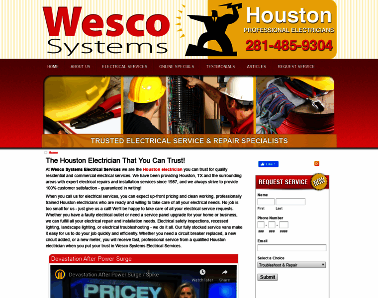 Wescosystems.com thumbnail