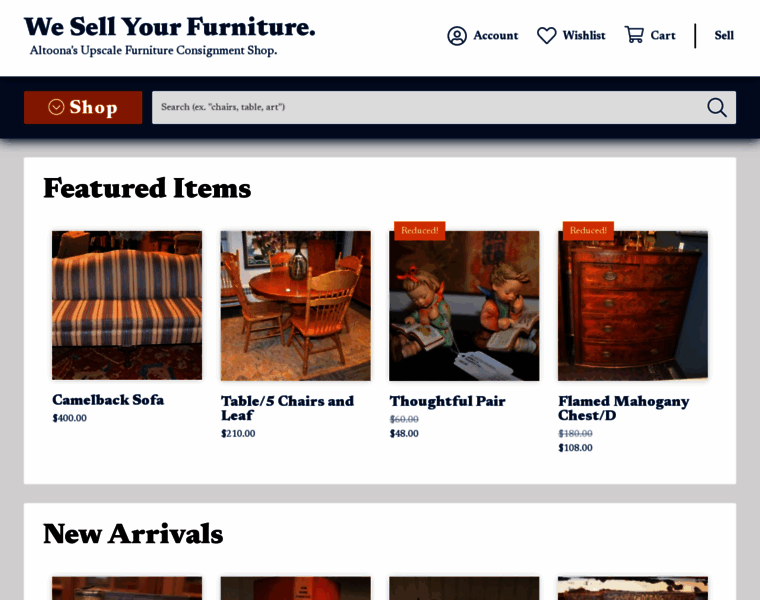 Wesellyourfurniture.com thumbnail