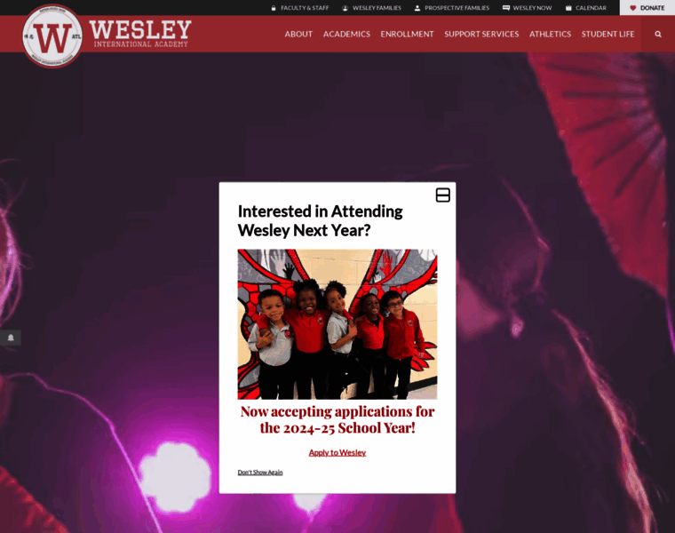 Wesleyacademy.org thumbnail