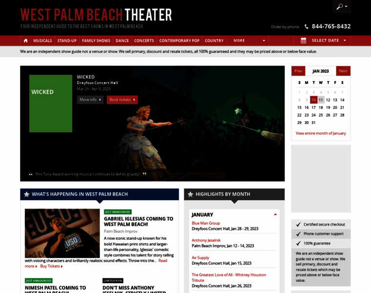 West-palm-beach-theater.com thumbnail