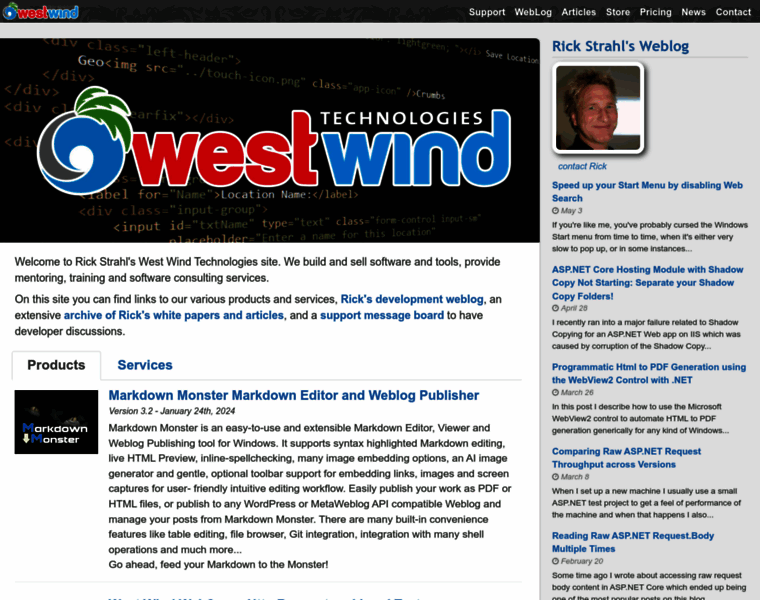 West-wind.com thumbnail