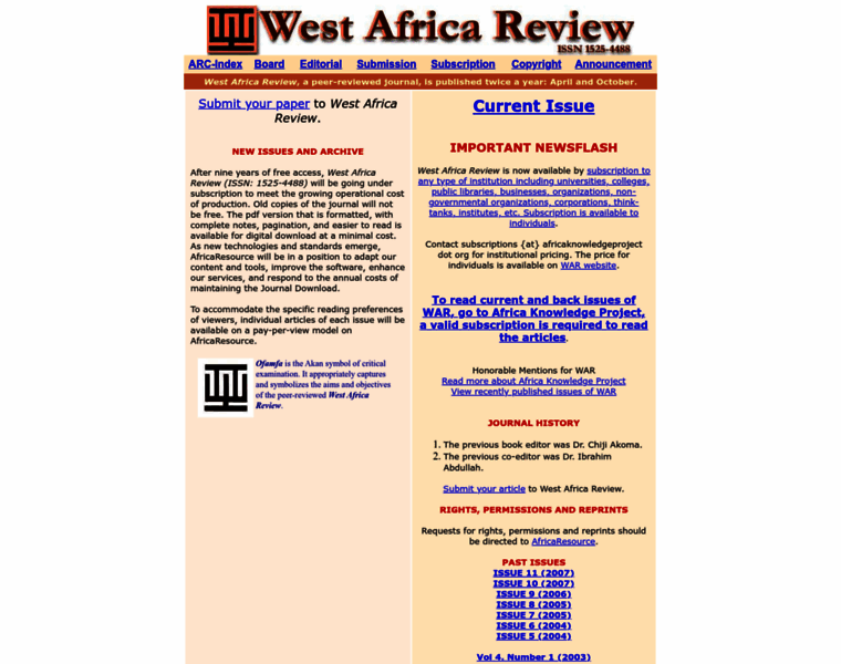 Westafricareview.com thumbnail
