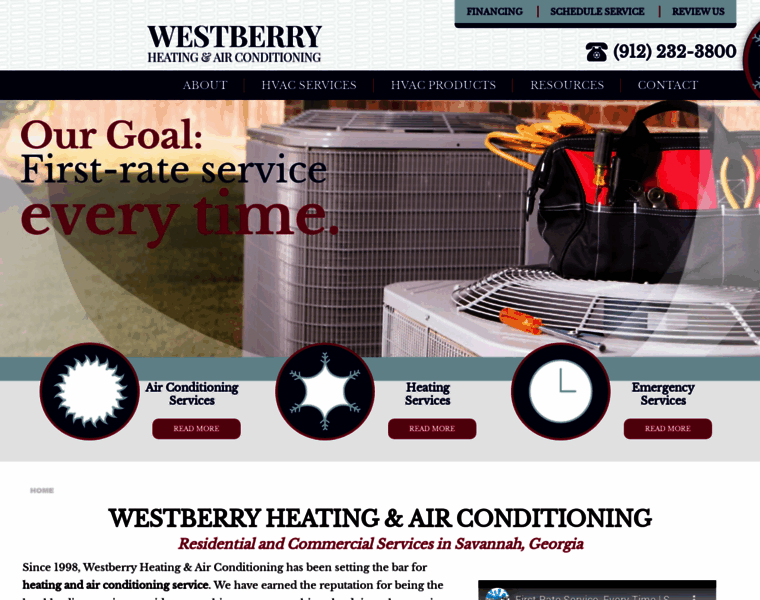 Westberryhvac.com thumbnail