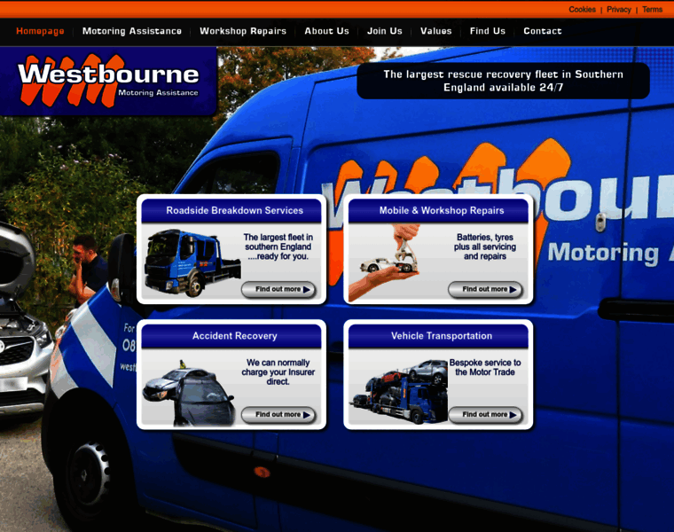 Westbournemotors.co.uk thumbnail