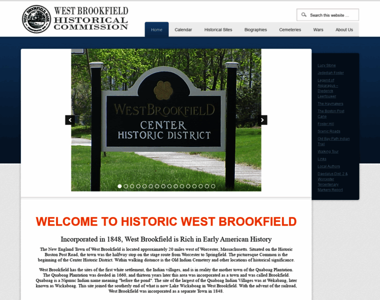 Westbrookfield.org thumbnail