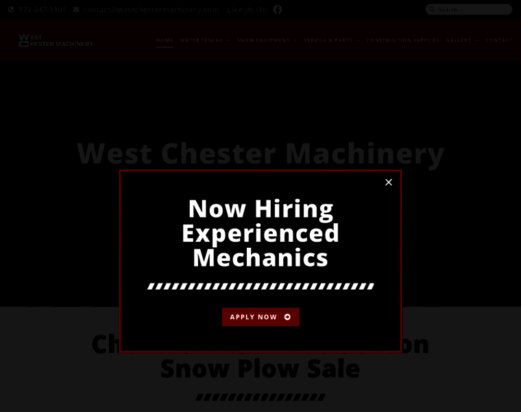 Westchestermachinery.com thumbnail