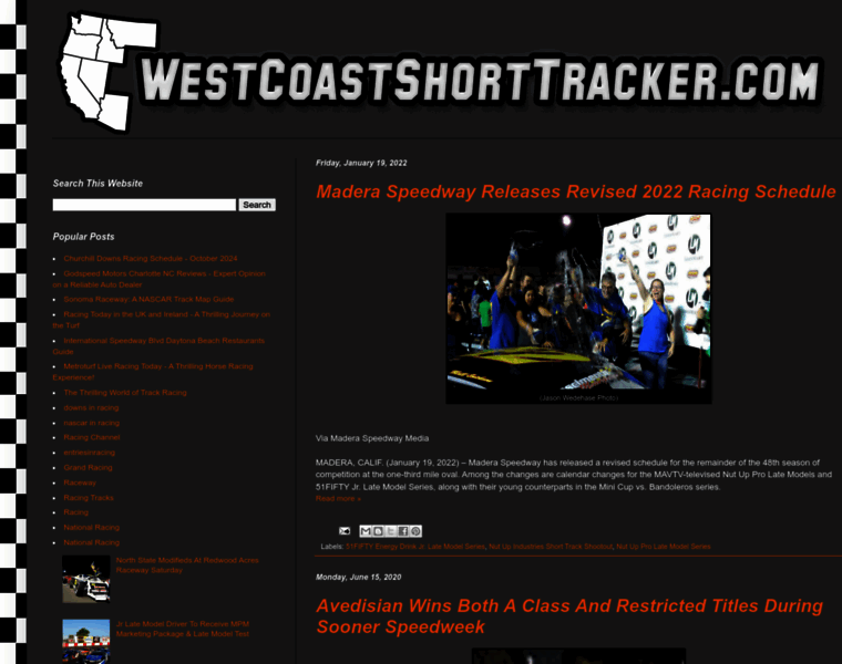 Westcoastshorttracker.com thumbnail