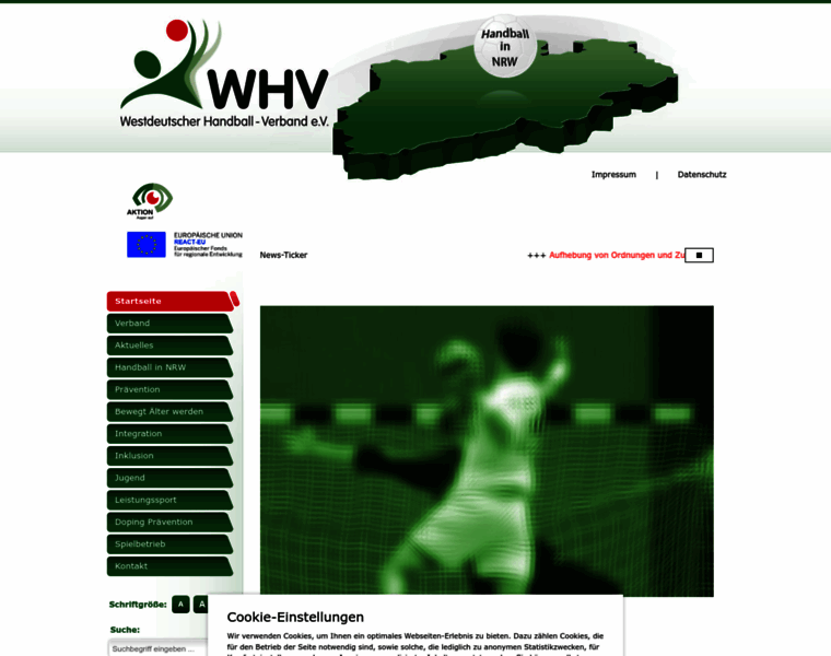 Westdeutscher-handball-verband.de thumbnail
