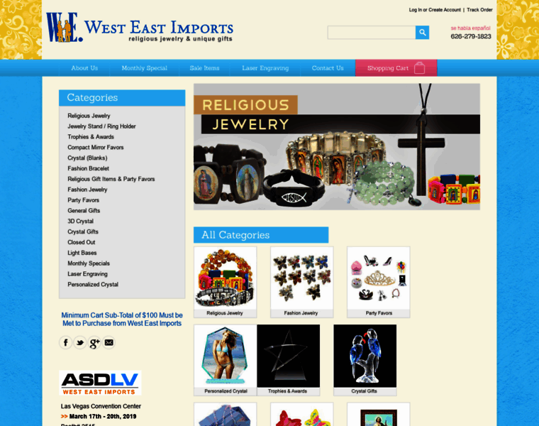 Westeastimports.com thumbnail