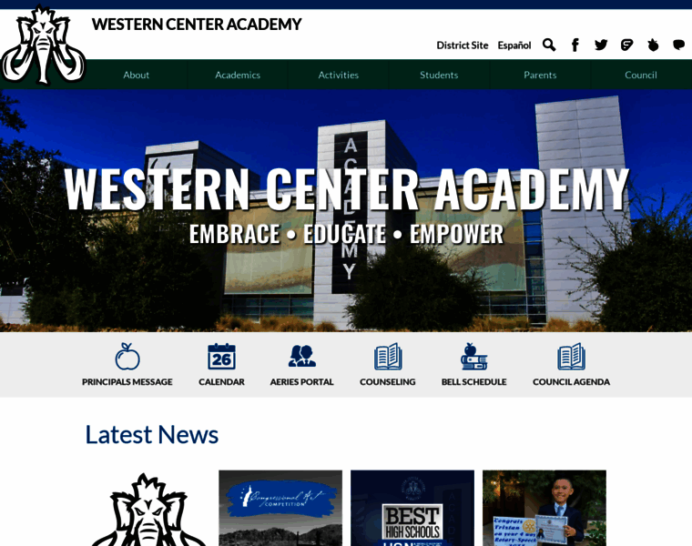 Westerncenteracademy.com thumbnail