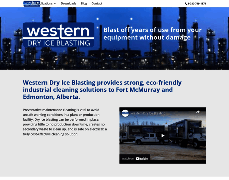 Westerndryiceblasting.com thumbnail