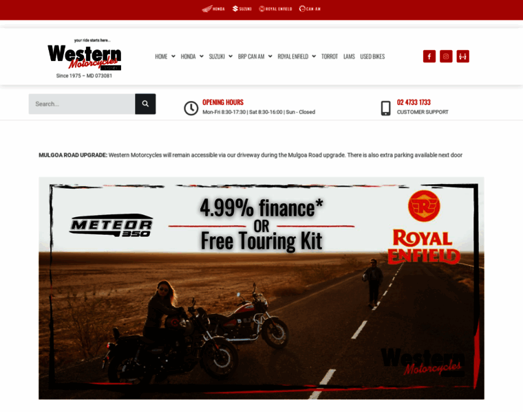 Westernmotorcycles.com.au thumbnail