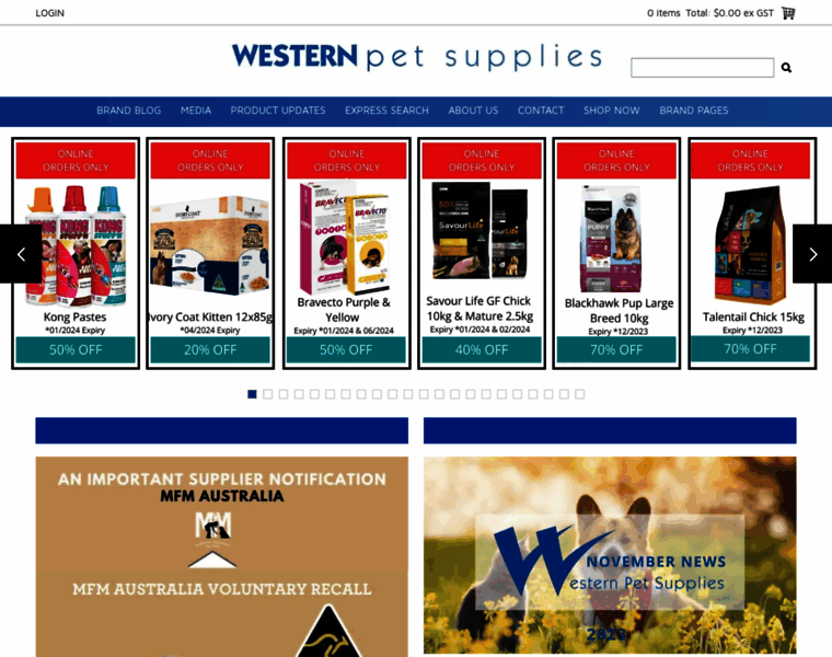 Westernpet.com.au thumbnail