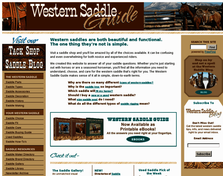 Westernsaddleguide.com thumbnail