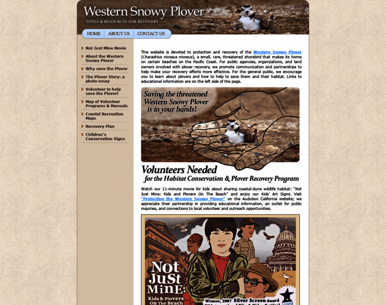 Westernsnowyplover.org thumbnail