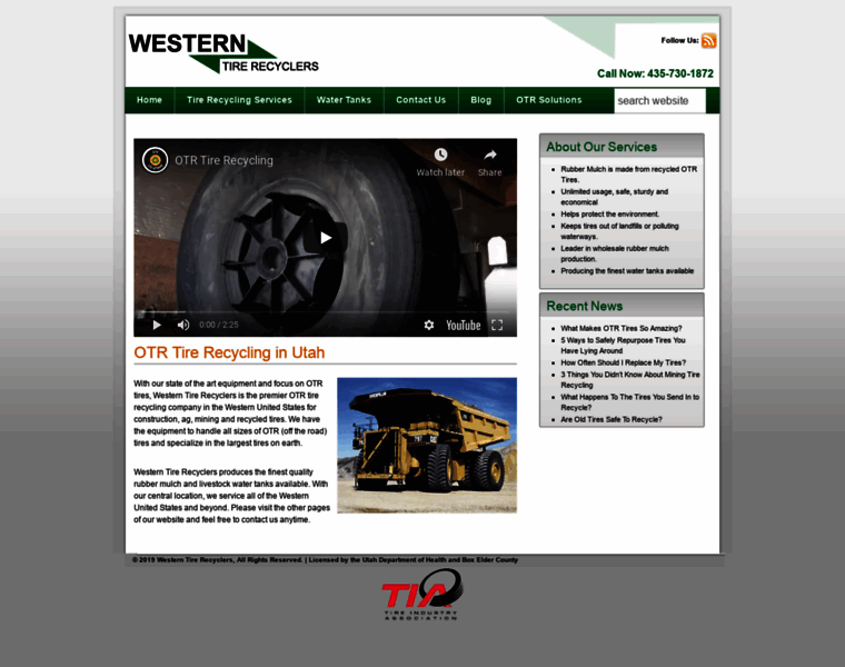 Westerntirerecyclers.com thumbnail