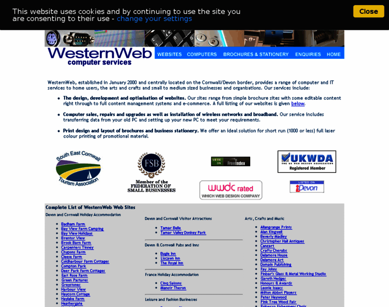 Westernweb.co.uk thumbnail