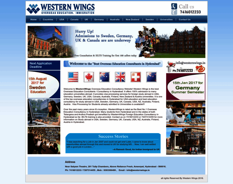 Westernwings.in thumbnail