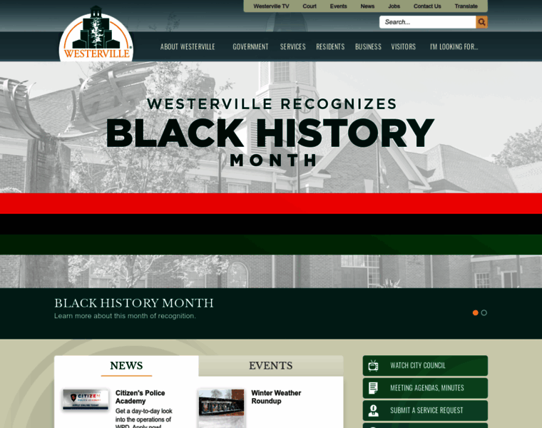 Westerville.org thumbnail