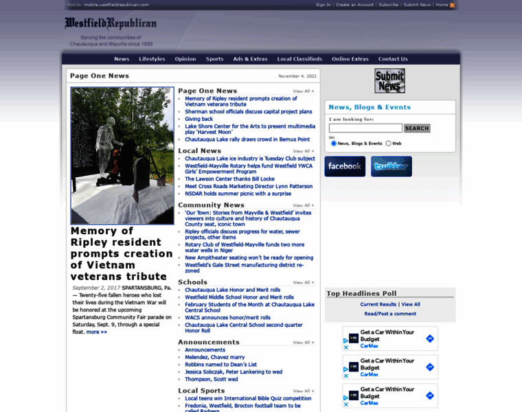 Westfieldrepublican.com thumbnail