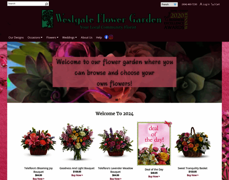 Westgateflowergarden.com thumbnail