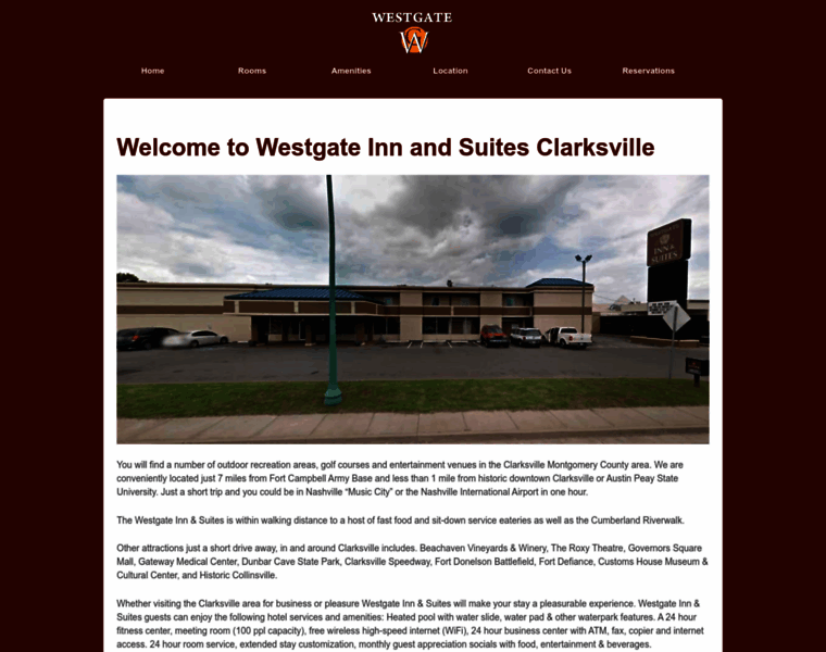 Westgateinnclarksville.com thumbnail