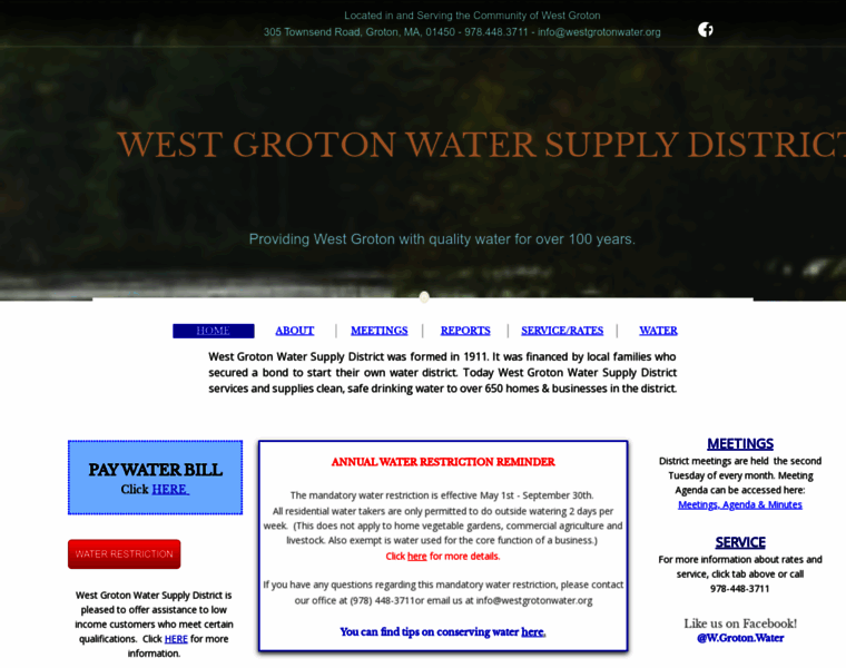 Westgrotonwaterdistrict.org thumbnail