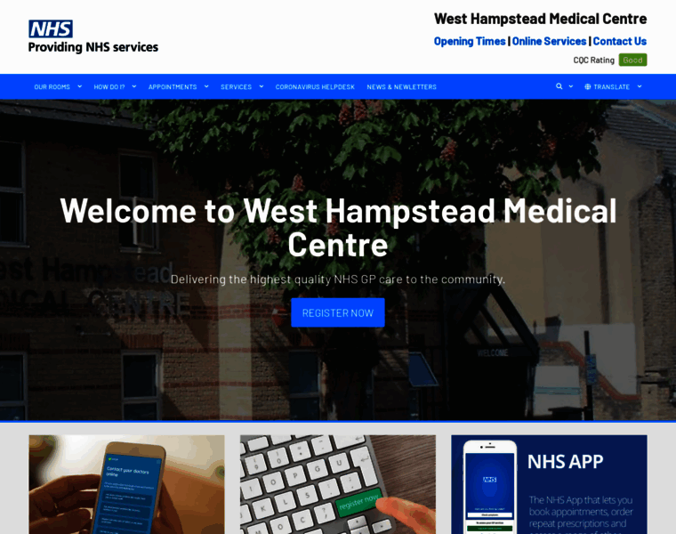 Westhampsteadmedicalcentre.com thumbnail