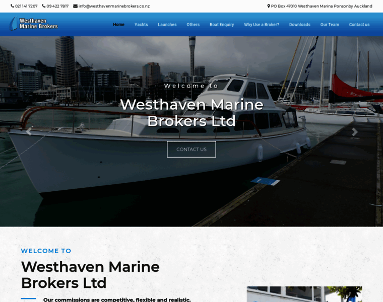 Westhavenmarinebrokers.co.nz thumbnail
