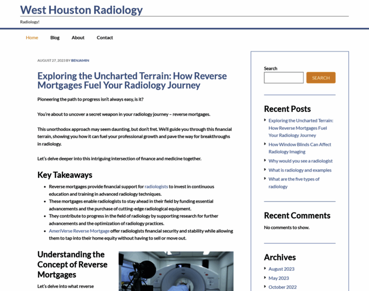 Westhoustonradiology.com thumbnail
