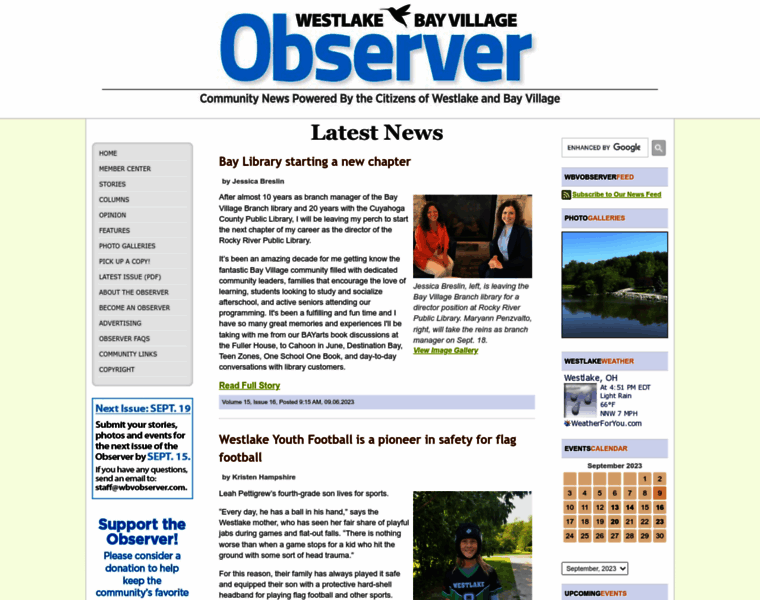 Westlakebayvillageobserver.com thumbnail