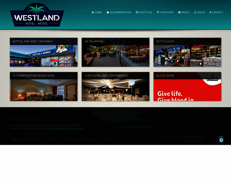 Westlandhotel.com.au thumbnail