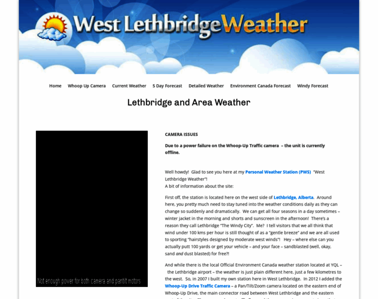 Westlethbridgeweather.com thumbnail