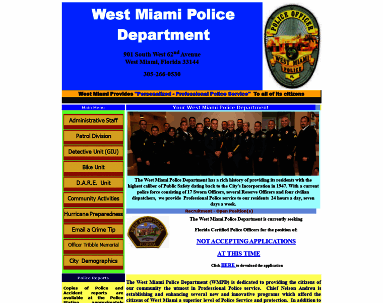 Westmiamipolice.org thumbnail