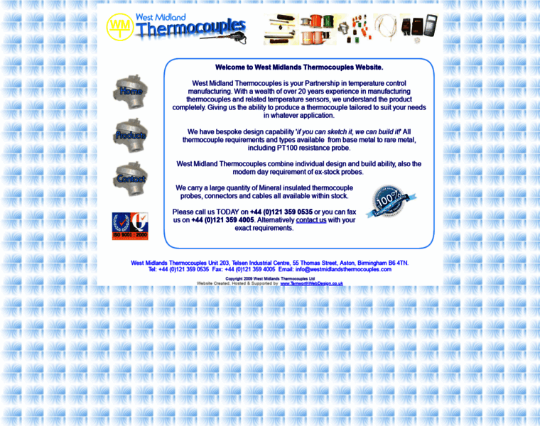 Westmidlandsthermocouples.com thumbnail