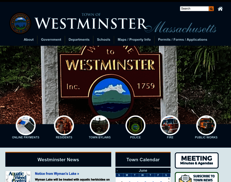 Westminster-ma.gov thumbnail