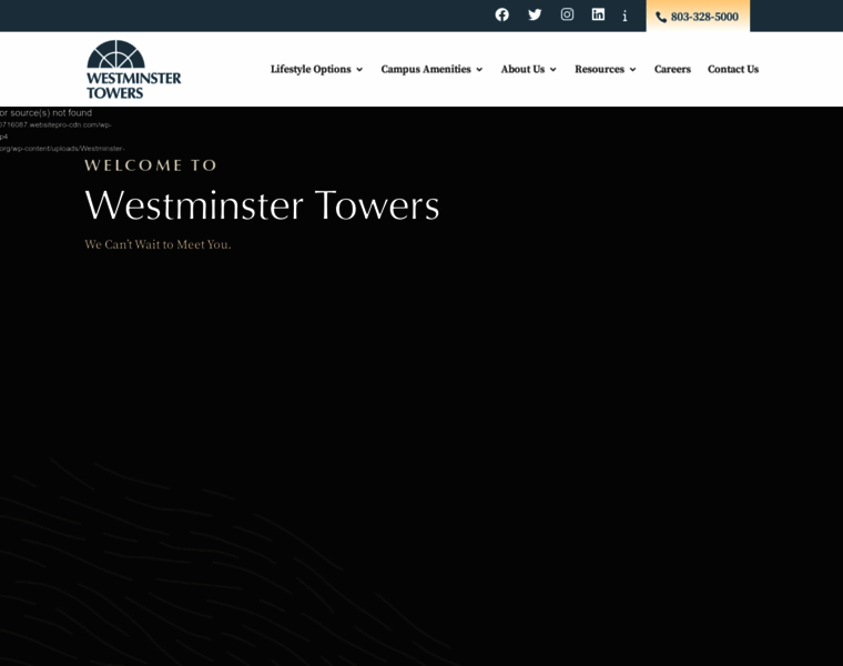 Westminstertowers.org thumbnail